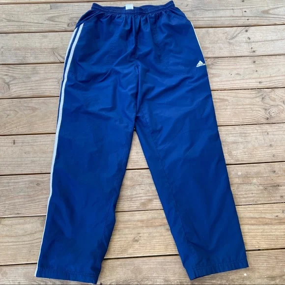 Adidas track discount pants zipper legs